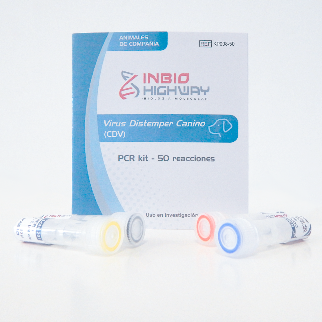 Kit para detección de Virus Distemper Canino CDV 50 reacciones