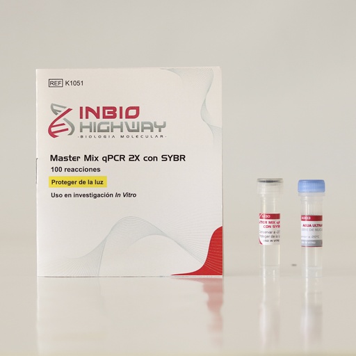 [K1051] Master Mix qPCR 2X con SYBR Highway 100 reacciones x 25 ul