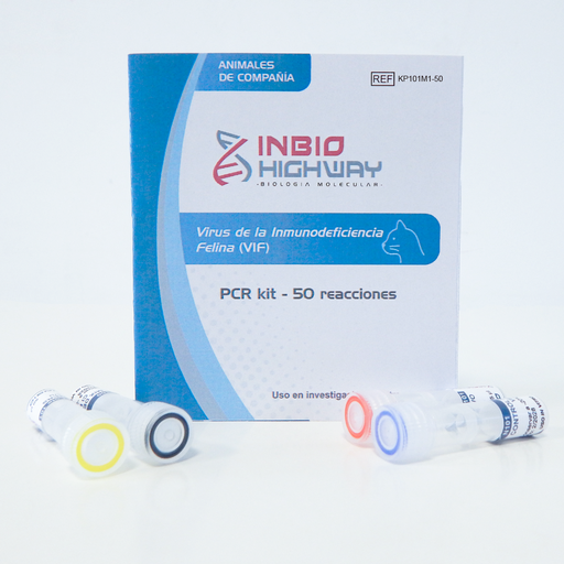 [KP101M1-50] Kit para detección del Virus de la inmunodeficiencia felina VIF 50 reacciones